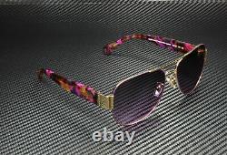 COACH HC7059 924890 Purple Gold Pilot Women's 58 mm Sunglasses