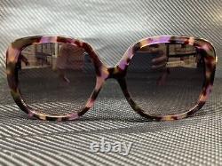 COACH HC8292 561236 Purple Tortoise Square 56 mm Women's Sunglasses