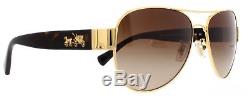 COACH Sunglasses HC7059 L138 923813 Gold/ Dark Tortoise 58MM