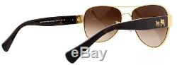 COACH Sunglasses HC7059 L138 923813 Gold/ Dark Tortoise 58MM
