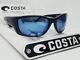 Costa Del Mar Blackout/blue Mirror Fisch Polarized 580p Sunglasses New In Box