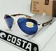 Costa Del Mar Gold-tortoise/blue Mirror Loreto Polarized 580p Sunglasses! New