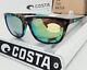 Costa Del Mar Shadow Tortoise/green Mirror Cheeca Polarized 580p Sunglasses New