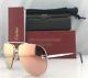 Cartier Panthere Aviator Sunglasses Pink Mirror Lenses / Silver Metal Esw00175