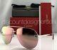 Cartier Panthère Aviator Sunglasses Silver Pink Mirrored Lens Ct0065s 005 60mm