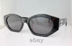 Celine CL40238U 01A 55mm Cat Eye Black Sunglasses with Grey Lens