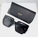 Celine Cl40239f 01f 55mm Butterfly Black Sunglasses With Grey Lens