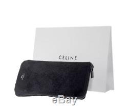 Celine KIM CL 41444/S 06Z Black Grey Large Women Sunglasses Celebrity Authentic