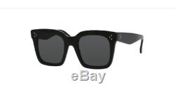Celine Square Sunglasses CL41076S 807BN Shiny Black 41076