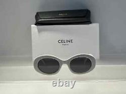 Celine Triomphe Acetate White and Gold CL40194U