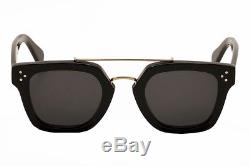 Celine Women's 41077S 41077/S 807/BN Black Fashion Pilot Sunglasses 47mm
