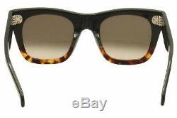 Celine Women's CL 41089S 41089/S FU5/Z3 Black/Havana/Tortoise Sunglasses 47mm