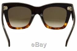 Celine Women's CL 41098FS 41098/F/S FU5/Z3 Black/Tortoise/Havana Sunglasses 50mm