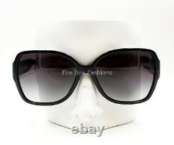 Chanel 5230Q 1345/3C Sunglasses Polished Black / White CC Logo Display