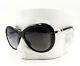 Chanel 5302h 501/s8 Sunglasses Polished Black With Pearl Temples Polarized