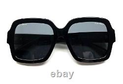 Chanel 5479 501/S4 Sunglasses Polished Black with Gold Heart CC Logo