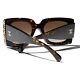 Chanel 5480h 714/s9 Sunglasses Brown Tortoise Glass Pearls Gold Cc Polarized