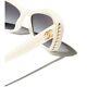 Chanel 5481h 1255/s6 Sunglasses Creamy White With Glass Pearls Gold Cc Logo