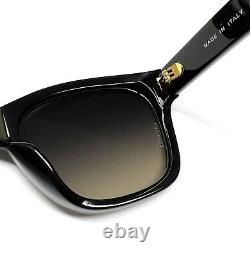 Chanel 5482H 622/S8 Sunglasses Polished Black with Glass Pearls Gold CC Logo