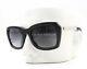 Chanel 6047q 501/s8 Stingray Sunglasses Polished Black Gray Polarized