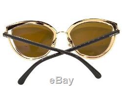 Chanel Rx Sunglasses for FRAME ONLY 4222 C. 117/4Z Gold Cat Eye Italy 5420 140