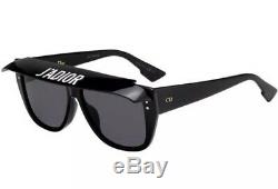 Christian DIOR CLUB 2 807/IR Black JADIOR Visor Women Sunglasses Authentic New