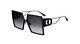 Christian Dior 30montaigne 807/1l Black Grey Lens Women Sunglasses Oversize New