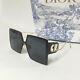 Christian Dior 30montaigne Black Sunglasses Women Oversize Sunglasses Authentic