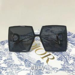 Christian Dior 30Montaigne Black Sunglasses Women Oversize Sunglasses Authentic