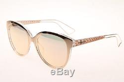 Christian Dior DIORAMA Gold Pink Mirror Sunglasses