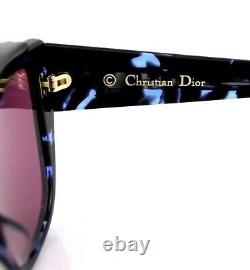 Christian Dior DIORCLUB Club 2 Black Blue Havana Pink JBW Women Sunglasses Visor