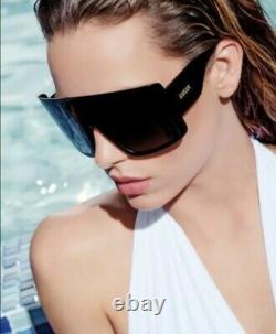 Christian Dior DiorSoLight SoLight1 807 Black Grey Gradient Sunglasses Oversized