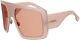 Christian Dior Diorsolight Solight 1 Fwm/ho Nude Pink Brown Women Sunglasses Xl