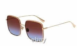 Christian Dior Diorbydior3F DDB/YB Copper Gold / Blue Red Brown Grad Sunglasses