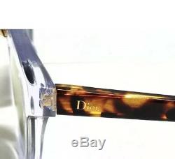 Christian Dior Mania 1 LWP/JO Crystal Havana Sunglasses Grey Gold Mirror Lens