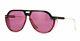 Christian Dior Women's Diorclub3-3h2 Eclat 61mm Black Pink Sunglasses