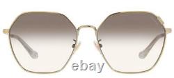 Coach C7998 CH 7132 Shiny Gold/Grey Violet Shaded 58/16/140 women Sunglasses