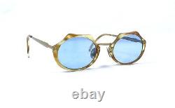 Crazy Cat Eye Sunglasses 1970s Italy Genuine Wink Zephyr Honey. Gold Ultra Rare
