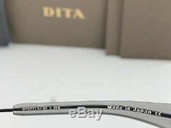 DITA FLIGHT SEVEN Sunglasses Black Iron Brown Lens DTS111-57-03 NEW