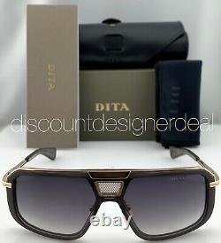 DITA MACH EIGHT Sunglasses DTS400-A-02 Crystal Gray Pale Gold Gray Gradient NEW