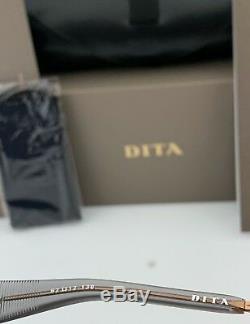 DITA MACH SIX SUNGLASSES DTS121-02 Rose Gold Light Gray Lens 62mm Brand New