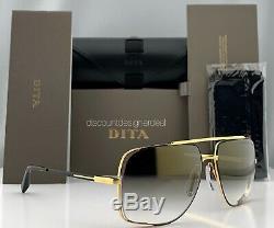 DITA MIDNIGHT SPECIAL Sunglasses Gold Frame Gold Mirror Lens DRX-2010-L-GLD-BLK
