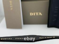 DITA MONTHRA Sunglasses DTS518-50-01 Black Rose Gold Frame Gray Gradient Lenses