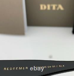 DITA REDEEMER Cateye Sunglasses DTS530-54-01 Black Frame Gray Gradient Lens NEW