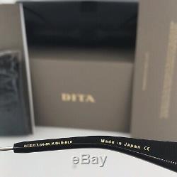 DITA RIKTON TYPE 402 Sunglasses DTS117-54-01 Gold Black Amber Chromatic Lens