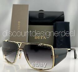 DITA SOULINER TWO Sunglasses Yellow Gold Gray Gradient Lens DTS136-64-01 NEW 64