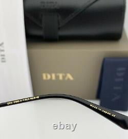 DITA UNION Sunglasses DRX-2068-A-T-BLK-GLD Black Gold Frame Gold Mirror Lens 49
