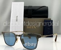 DITA UNION Sunglasses DRX-2068-C-T-SLV-GLD Antique Silver 18K Blue AR Lens 49mm