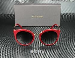 DOLCE & GABBANA DG4268 30918G Bordeaux Grey Gradient 52 mm Women's Sunglasses