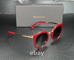 DOLCE & GABBANA DG4268 30918G Bordeaux Grey Gradient 52 mm Women's Sunglasses